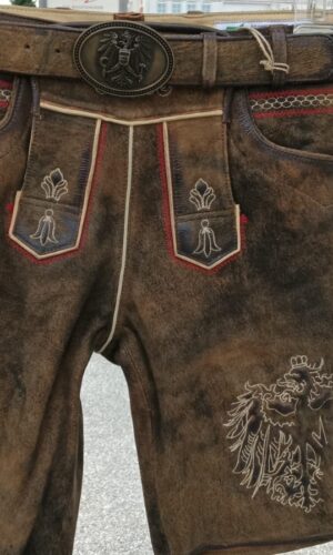 Österreich Feuerwehr Lederhose