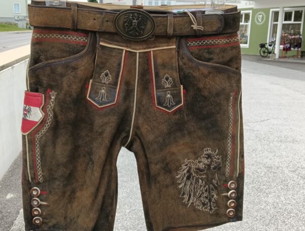 Österreich Feuerwehr Lederhose