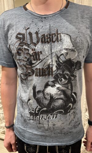 T-Shirt "Waschbärbauch"