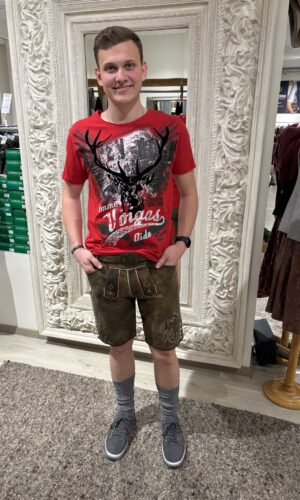 Österreich Feuerwehr Lederhose